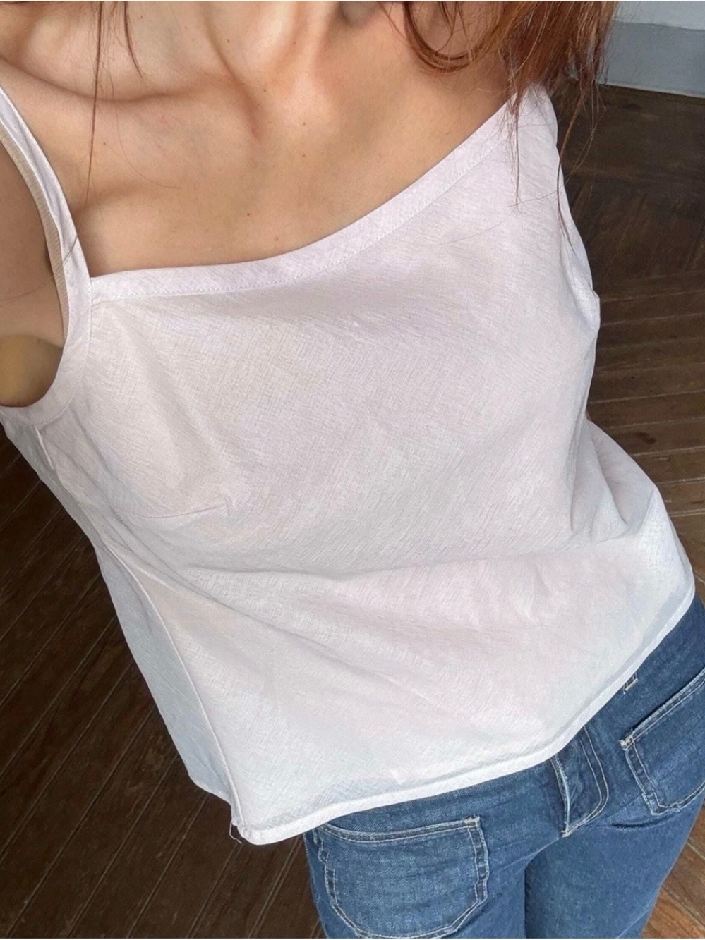 Vintage sheer pink camisole by Benetton